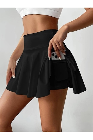 Deep Beach Etekli Şort Bikini Altı Sarı