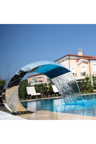 DEV PASLANMAZ 800x1500 mm Kobra Havuz Şelale AISI 316