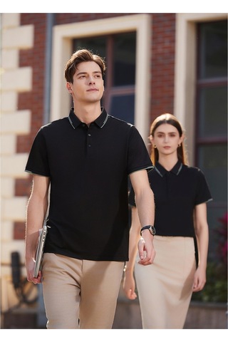 New Performance Premium Polo T-shirt %52,2 Polyester %37,1 Pamuk %3,2 Asetat Elyafı %2,6 Dut İpeği %2,5 Keten %2,4 Spandex Siyah