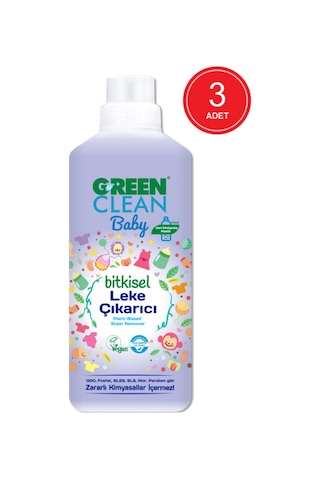 U Green Clean Baby Bitkisel Leke Çıkarıcı 3 x 1 L