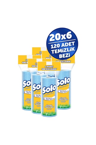 Solo Hijyenik Temizlik Bezi 6'lı