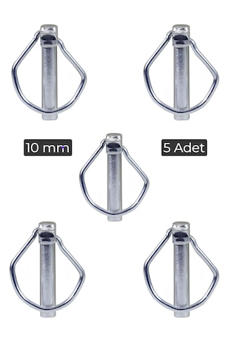 5 Adet Yaylı Pim 10mm
