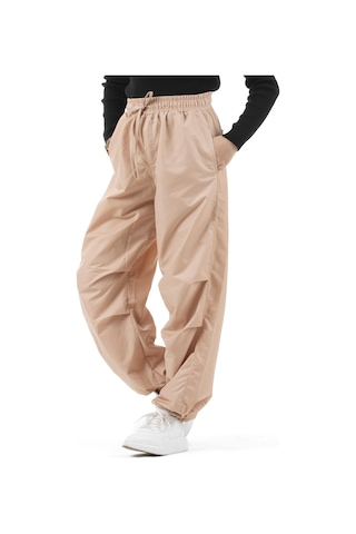 Sevitli Parasut Kumaş Pantolon-bej-1607-bej Bej