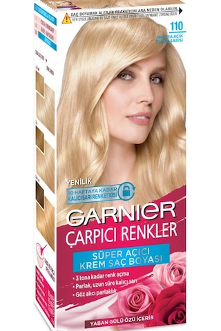 Garnier Saç Boyası Çarpıcı Renkler 110 Ekstra Açık Elmas Sarısı
