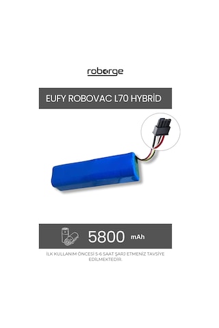 Anker Eufy Robovac L70 Hybrid Robot Süpürge Uyumlu Batarya 5800 Mah - Muadil Ürün