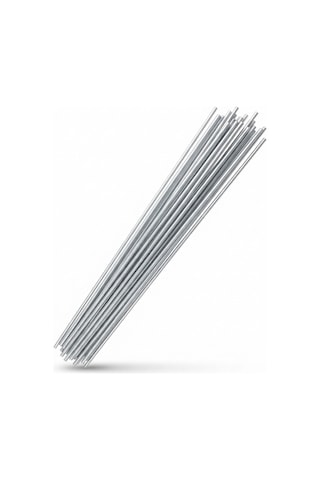 Galvanizli Çubuk Tel 2 Mm X 50 Cm 20 Adet - Kafes, Bitki Bağlama Ve Hobi Teli