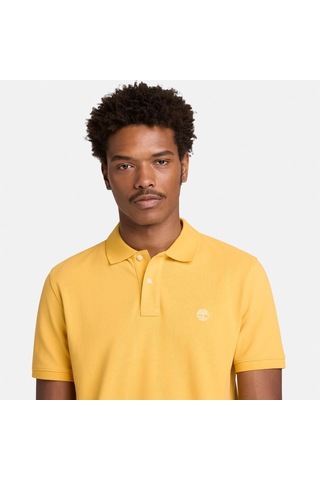 Timberland Millers River Pique Erkek T-shirt-32648 Sarı