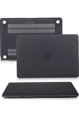 Apple Uyumlu MacBook Air Kılıfı 13 İnç Mac Air Mat Eski Usb'li Model 2010-2017 A1369 A1466 İle Siyah