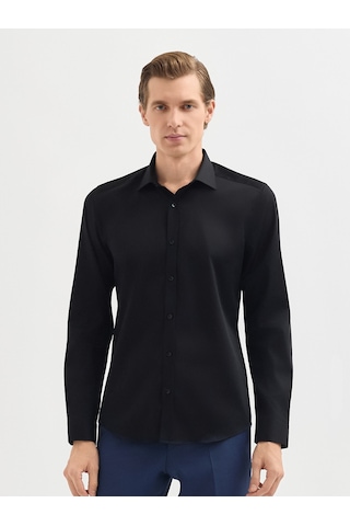 Toss Erkek Extra Slım Fıt Gömlek-siyah 11.25s.04.330 Siyah