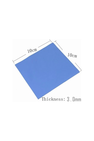 Wozlo 3 0mm 100x100mm Chipset Soğutucu Termal Pad Cep Telefonu Notebook Ps4 Ps5 Mavi 3 6w/m K