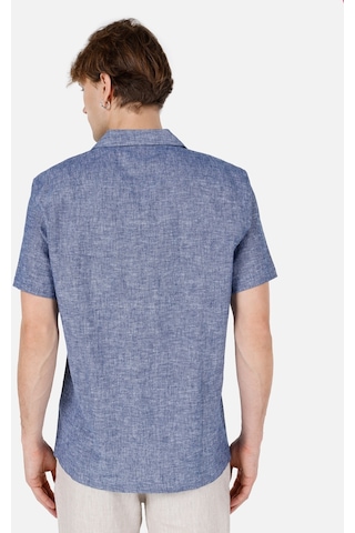 Colin's Colins Normal Kesim Shirt Yaka Cepli Mavi Erkek Kısa Kol Gömlek Cl1068758 Cl1068758 Q1.v1 Inv İndigo