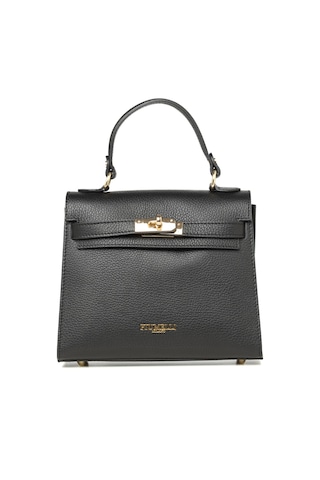 D28 Black Portföy Çantası Kadın Katıa Piumelli Milano Bag D28 Black