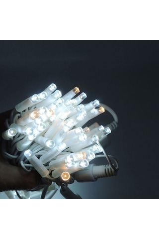 Sunlight Saçak Led Perde Aydınlatma 2m Dış Mekan Beyaz Gün Işığı Beyaz