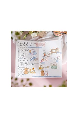 Honey Adventures Temalı 40 Adet Sticker Seti Bullet Journal