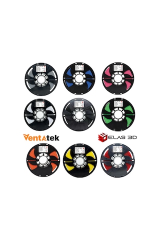 Elas 3d Pla Pro Filament 1.75mm 10 Kg Kampanya Paketi 10 Kg