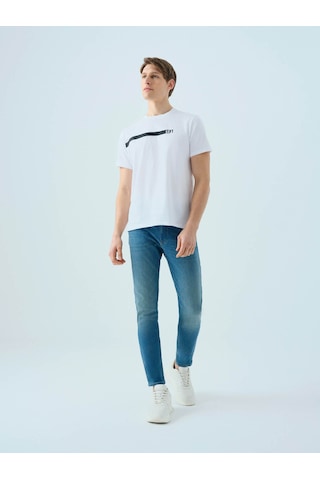 Loft Regular Fit Beyaz Erkek T-shirt Lf2039588 Beyaz