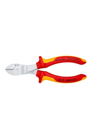 Knıpex Vde 1000 Volt Ağır Hizmet Tipi Yan Keski 160 Mm 7406160