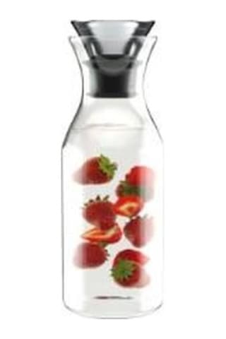 Linanware Karaf Sürahi Cam Şişe Çelik Kapak 1200 Ml Dsg-28