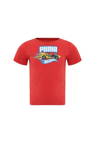 Puma X Hot Wheels Graphic Kırmızı Erkek Çocuk Kısa Kol T-shirt 000000000102230701 KIrmızı