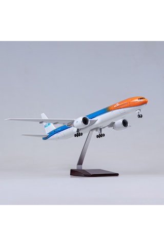 Klm Boeing 777 Yolcu Uçağı Model Uçak 1/157 Ölçek 47cm