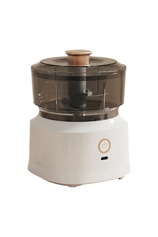 Elektrikli Sarımsak Püresi Öğütücü, Gıda Doğrayıcı, Beyaz Beyaz