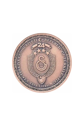 Agakulche Galatasaray 24. Şampiyonluk Kutulu Bronz Sikke Coin
