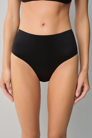 Suwen Invisible Yüksek Bel Lazer Kesim İz Bırakmayan Slip Külot Sw9930b012 Siyah