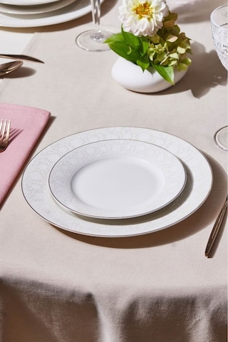 Karaca Elegance Bone Nola 24 Parça 6 Kişilik Yemek Takımı