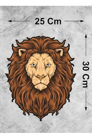 Aslan Galatasaray Cim Bom Bom Sticker - Araba Oto Motosiklet Karavan Cam Sticker - 00286 30x25 Cm