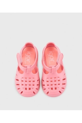 Igor İgor S10271-204 Tobby Solıd Kız Çocuk Sandalet Pembe 20-25