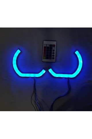 Cotton Halka L Tipi Angel Rgb 120mm , 2 Adet , Far İçi Halka