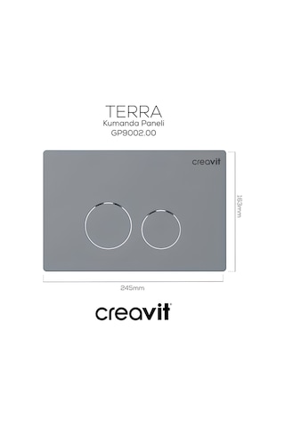 Creavit Elegant Beyaz Kanalsız Asma Klozet Eg321, Duroplast Yavaş Kapak, Terra Gömme Rezervuar Set Diğer