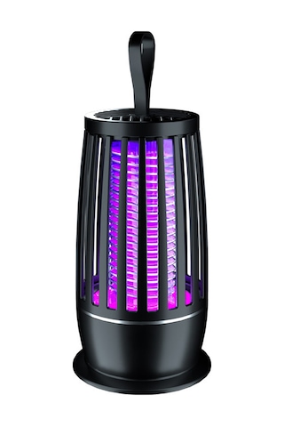 Youmex Usb Portatif Elektrikli Led Akıllı Mus İpi Tutucu Sinek Öldürücü - Siyah