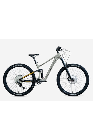 Kron El Nıno - 29" Mtb Full Sus. - 425mm - 11 Vites - H.disc - Bej-siyah / Sarı Kron El Nıno - 29" Mtb Full Sus. - 425mm - 11 Vites - H.disc - Bej-siyah / Sarı