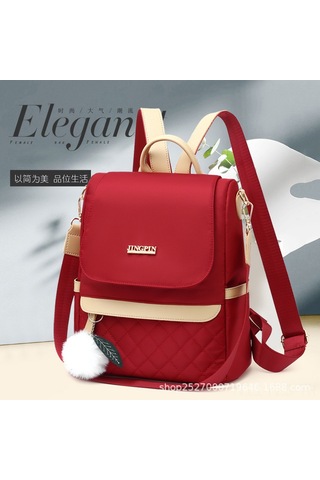 Fosenze 2021 Yeni Tasarım Kadın Sırt Çantası, Şık Ve Pratik, Çapraz Askılı Seyahat Çantası, Mavi Renk Çok Renkli