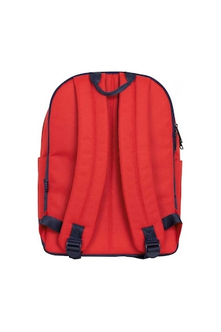 Kırmızı - Lacivert Unisex Çocuk Gap Çift Bölmeli Sırt Çantası 03398