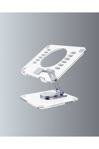 Ayarlanabilir - 150 - Şeffaf Tablet Standı Kaymaz - Kmrsfres - Silikon Tabanlı