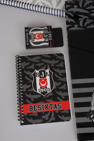 X Dekomus Lisanslı Beşiktaş 4 Adet A4 Defter,çıtçıt Dosya,uçlu Kalem,silgi Seti Altın