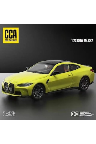 1:23 M4 G82 M4 Supercar Alaşım Diecasts Ses Ve Işık Yeşil