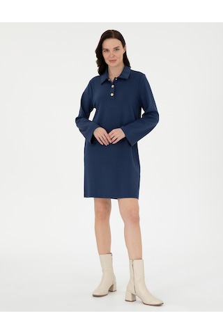 Pierre Cardin Kadın Lacivert Elbise Örme 50308163-vr033 Lacivert