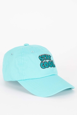 Defacto Erkek Bebek Pamuklu Beyzbol Basketbol Şapkası C1210A524SMBE174 Mavi