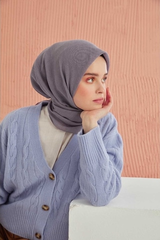 Miray Düz Pamuk Eşarp - Leylak Leylak