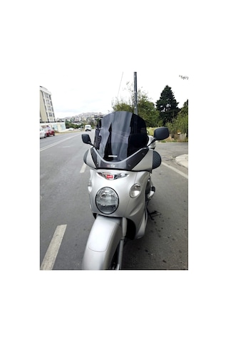 Motocam Aprilia Scarabeo 500 Ön Cam 49cm 2003-2008 Model Siyah Renkli 4mm