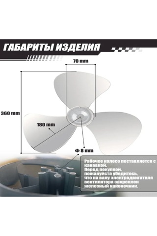 Leezsing 16 İnç 400mm Beyaz 3 Blades Elektrikli Fan Tamiri Eşyası, Vantilatör Aksesuarı, 120g Ağırlık, Ev Fani Parçası