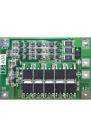 Bms 3S 40A 18650 Lityum Pil Lipo Pil Şarj Koruma Devresi Balan...