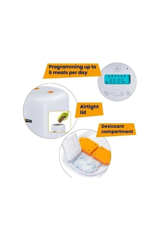 Ferplast Risto Pet Otomatik Kedi Ve Köpek Mama Kabı 4lt