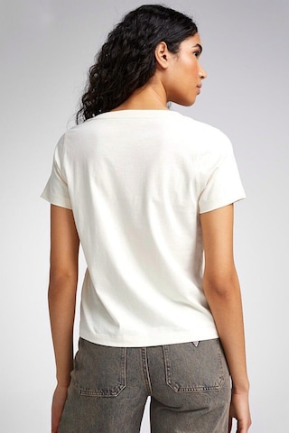 Kadın V Yaka New York Tshirt Spr25tsk20 Ekru