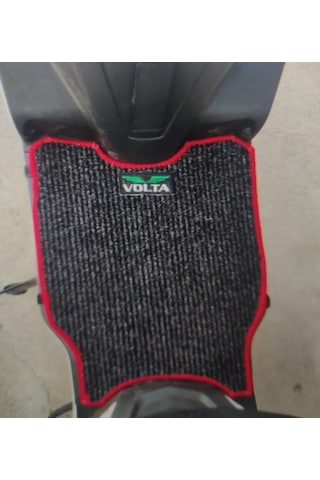 Elektrikli Motosiklet Paspas Volta Vsx Uyumlu Kırmızı Kenar
