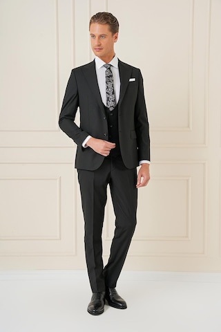 Efor Tk 904 Slim Fit Siyah Spor Takım Elbise Siyah