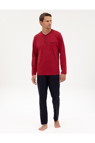 Pierre Cardin Erkek Bordo Pijama Takım 50322570-900 Bordo